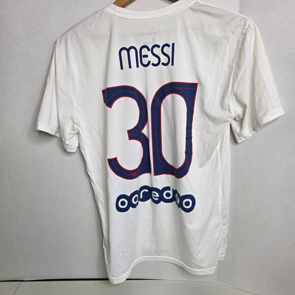 Lionel Messi 30 Jersey T-Shirt Size L Brand New PSG Nike Soccer - Picture 5 of 9